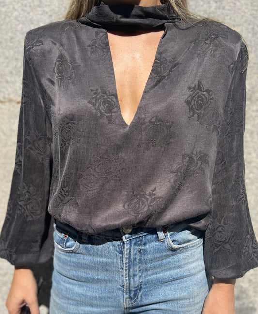 Camisa Lazada Jacquard - Dark Grey