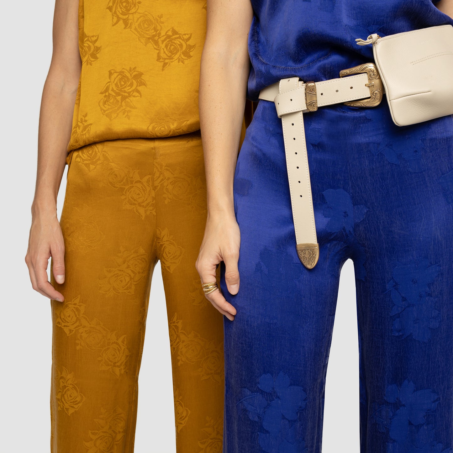 Pantalón Jacquard - Blue