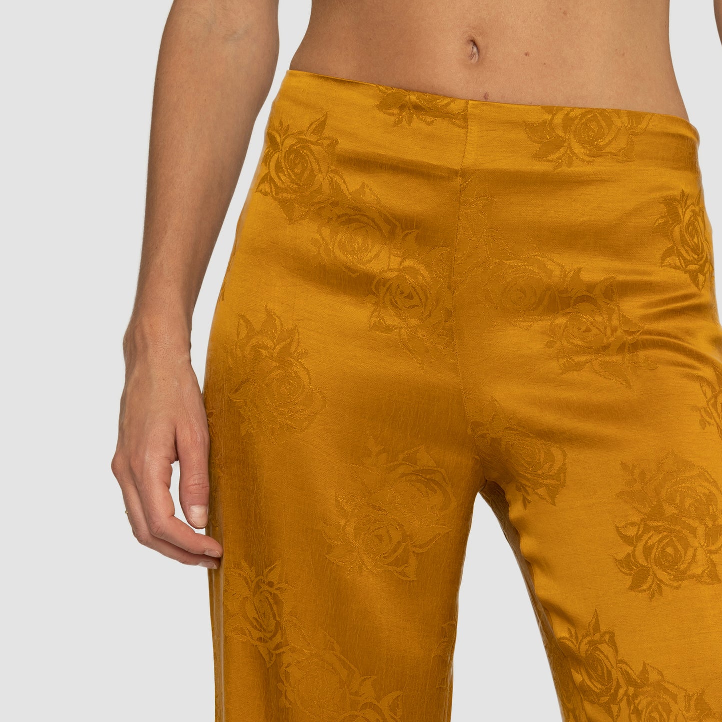 Pantalón Jacquard - Mustard