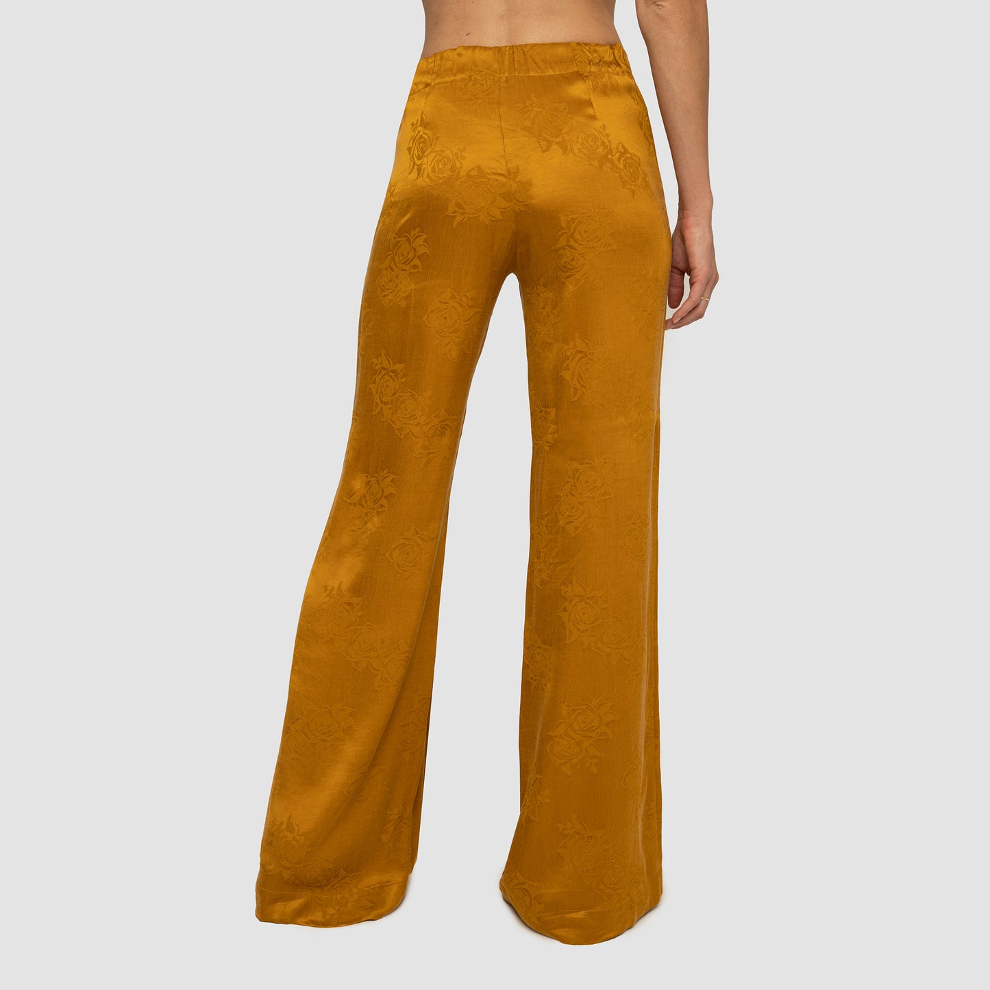 Pantalón Jacquard - Mustard