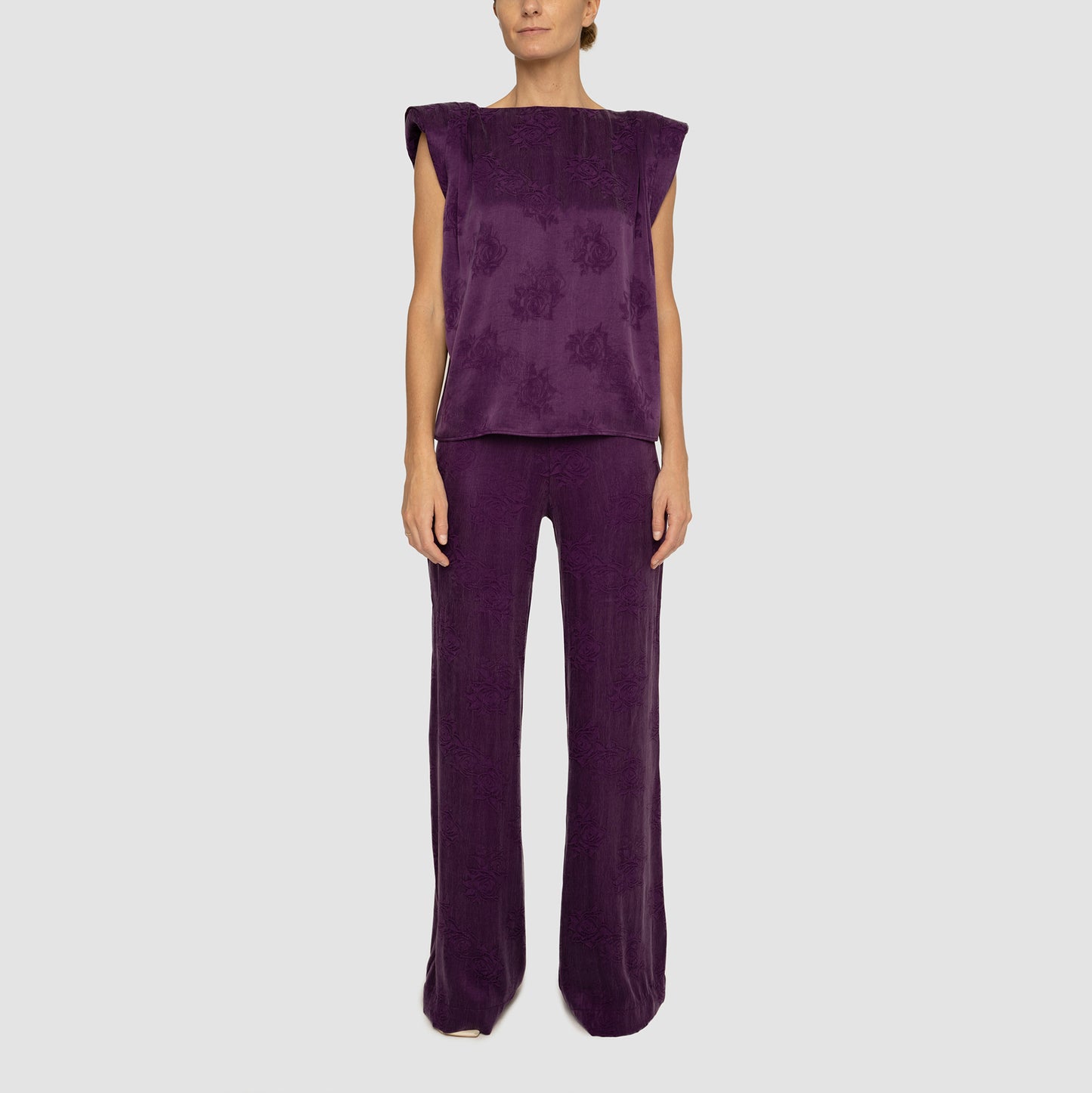 Top Jacquard - Purple