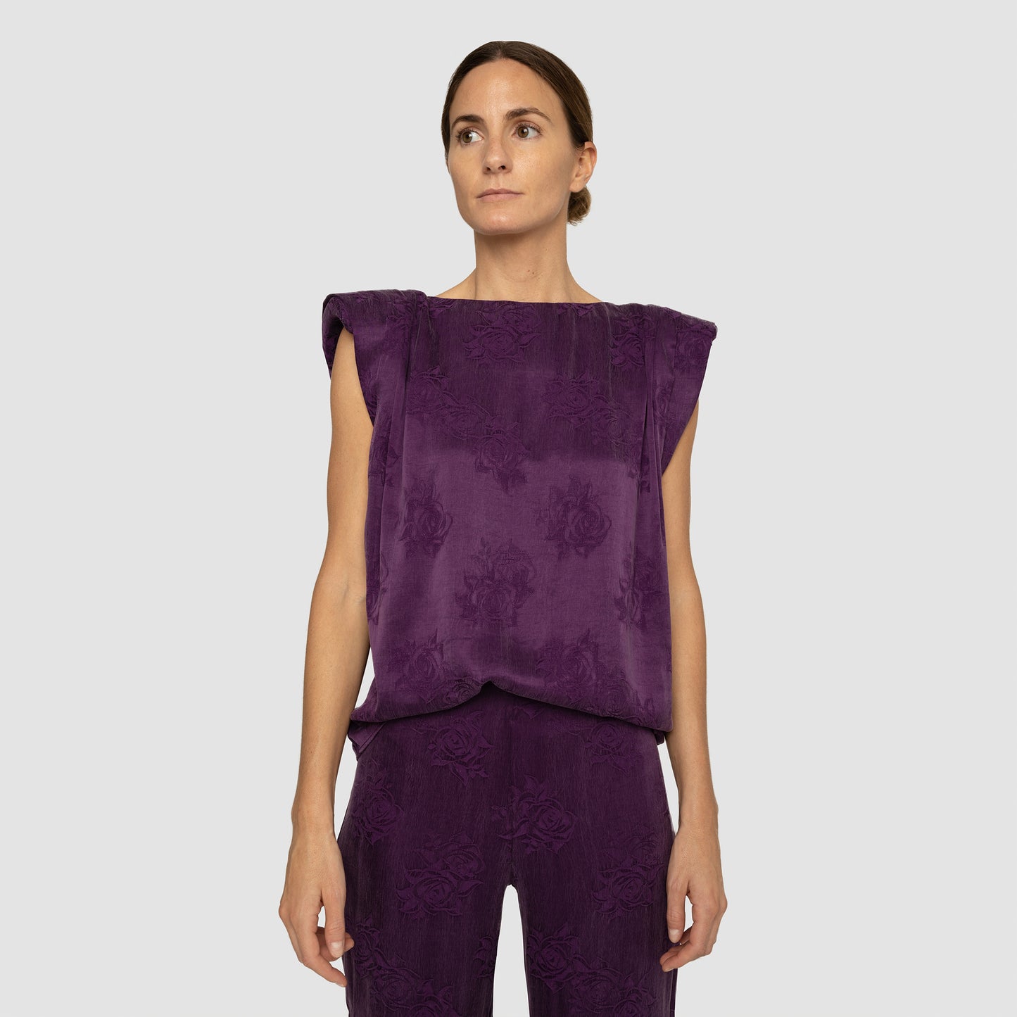 Top Jacquard - Purple