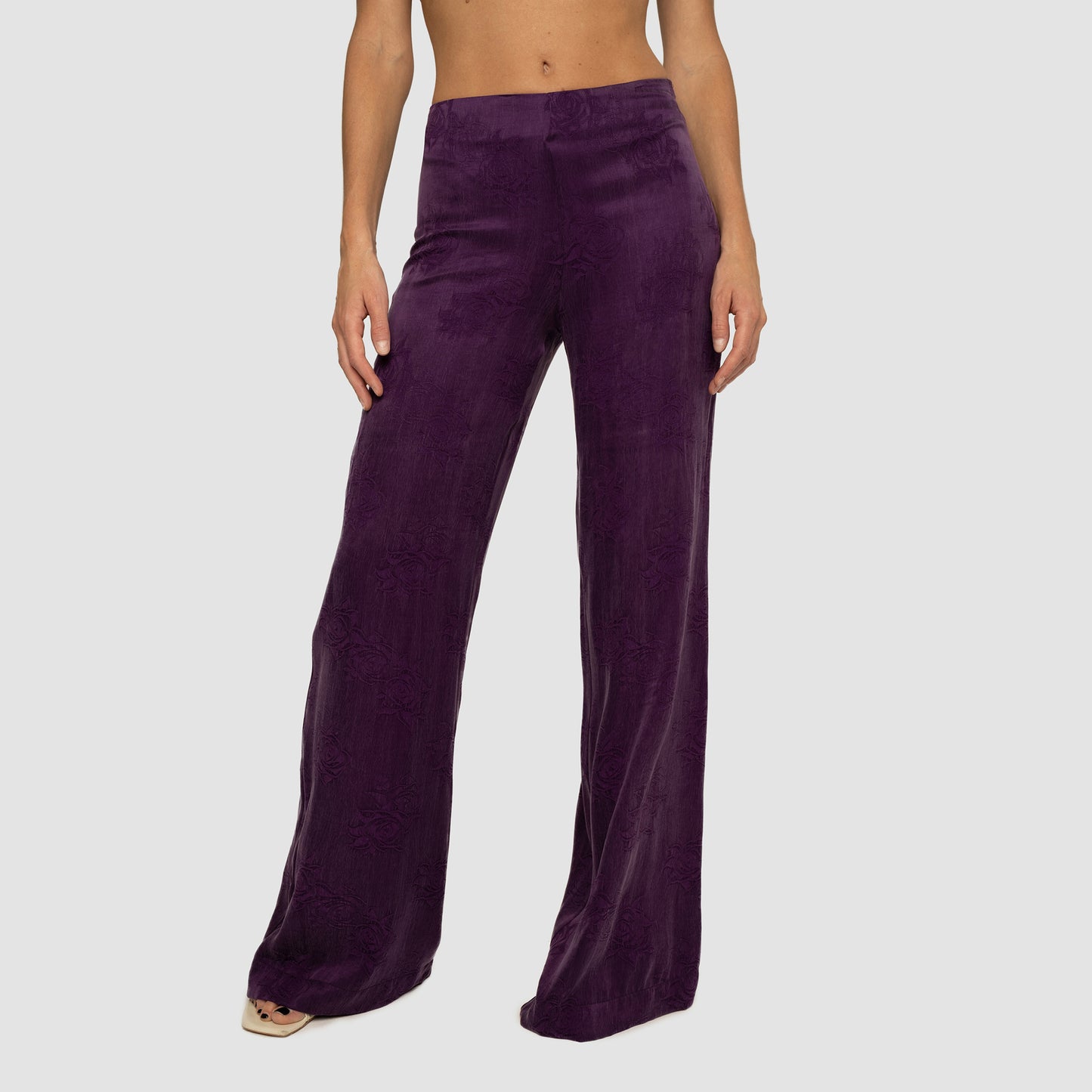 Pantalón Jacquard - Purple