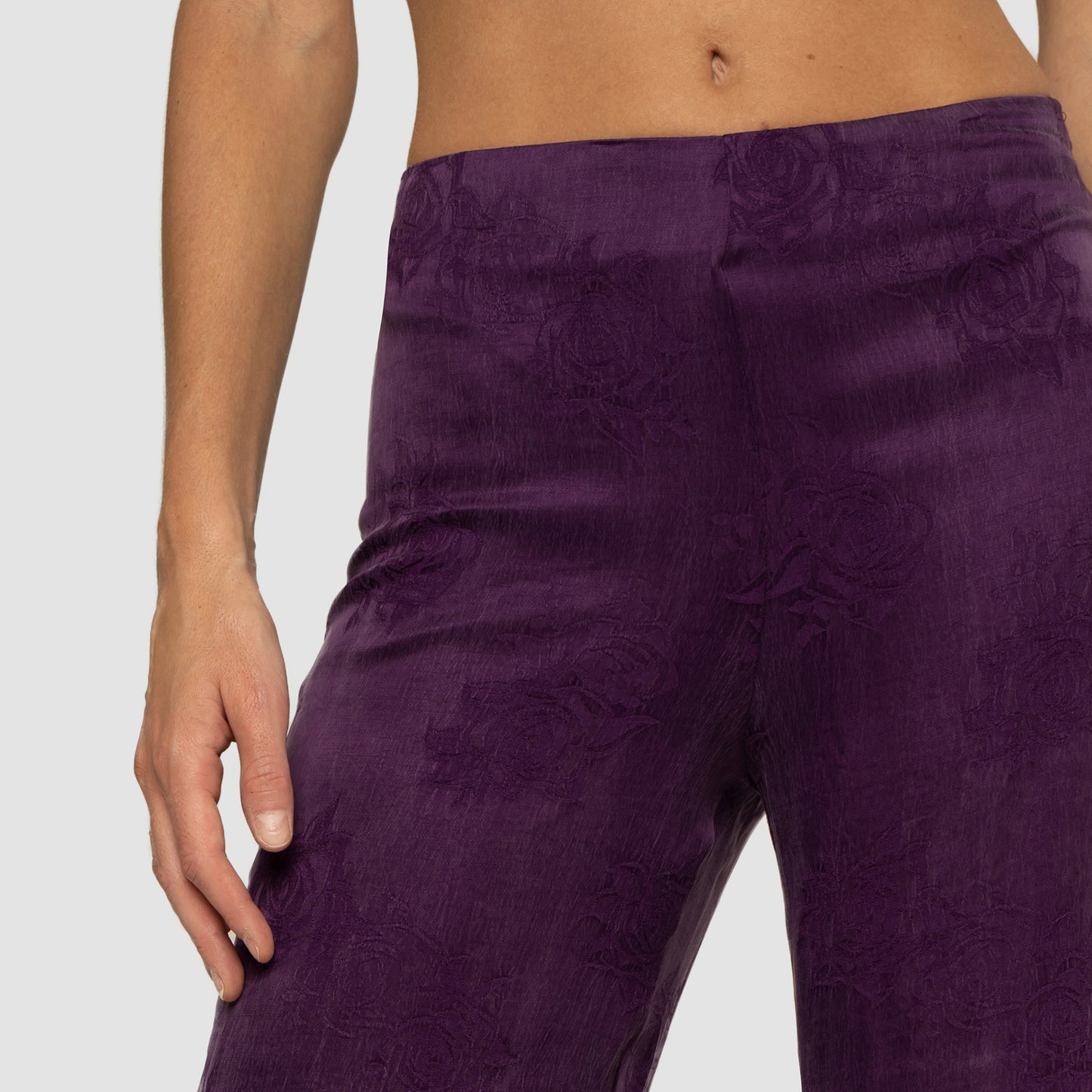 Pantalón Jacquard - Purple