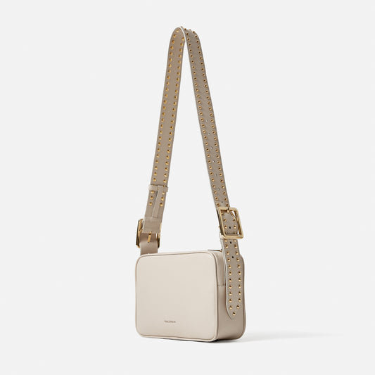 Crossbody White + Lined Belt