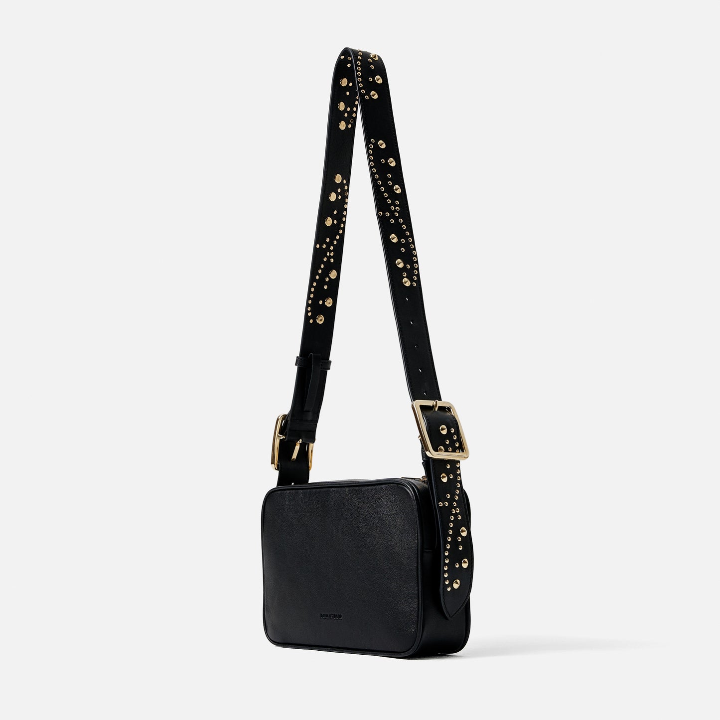 Crossbody Black + Paisley Studs
