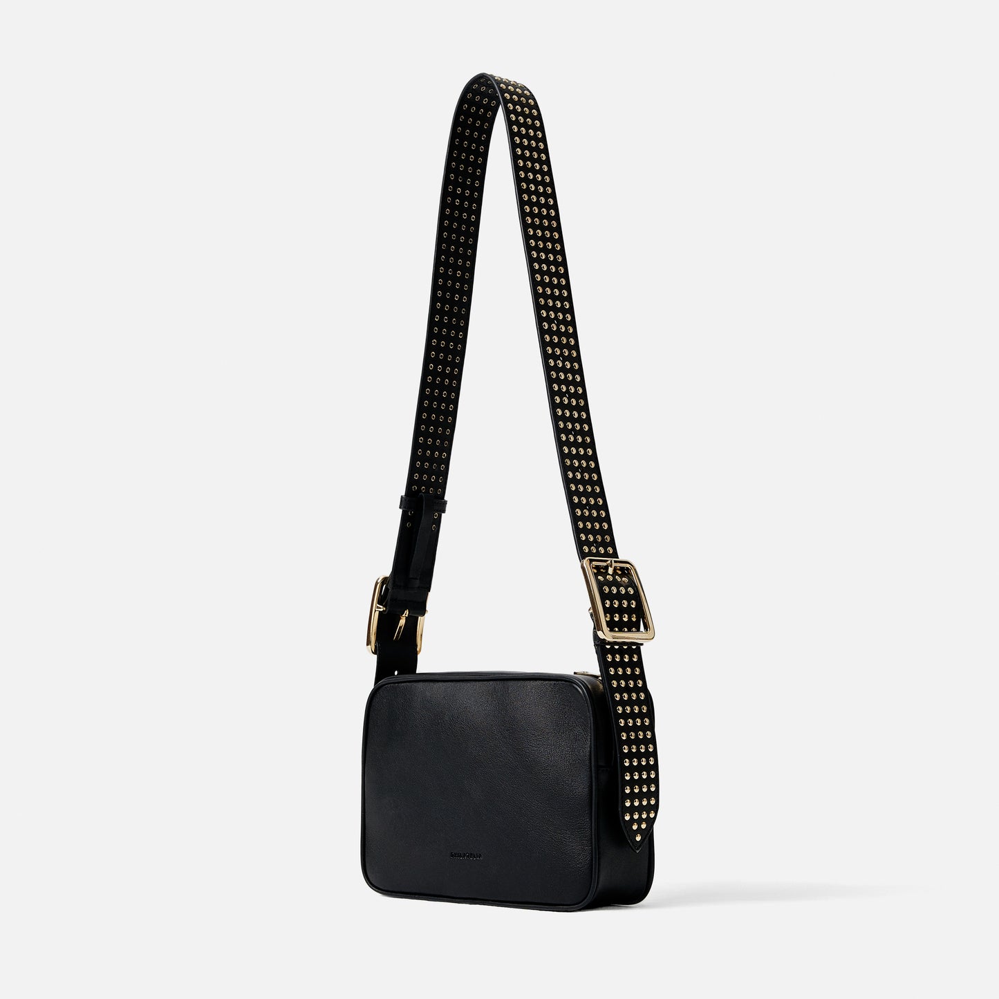 Crossbody Black + Studded Belt