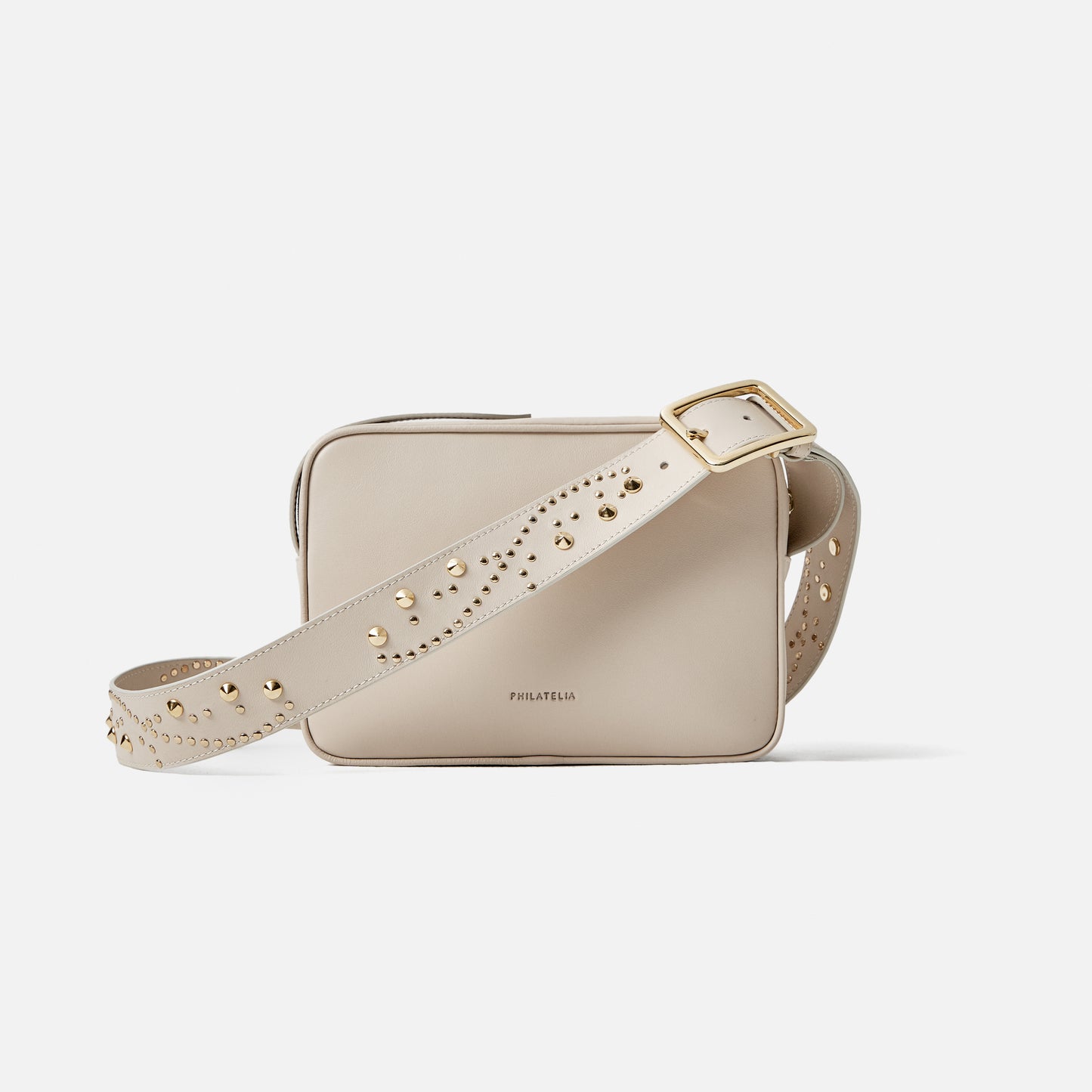 Crossbody White + Paisley Studs