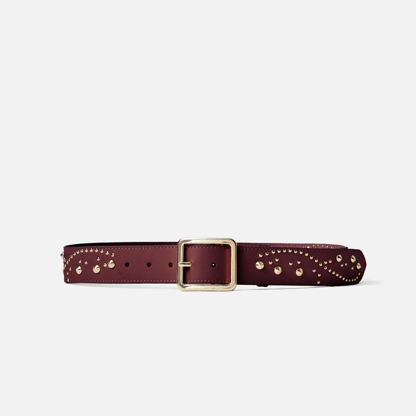 Wine Paisley Belt