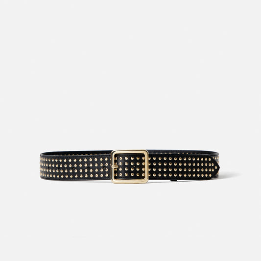 Black Studded Belt