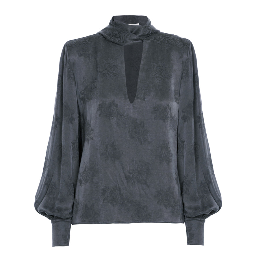 Camisa Lazada Jacquard - Dark Grey